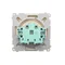 SIMON BASIC Einzelsteckdose mit Erdung und Shutter für Strompfade 16A 250V beige