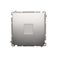 SIMON BASIC End cap with bridge silver matt, metallized