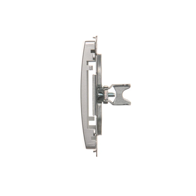 SIMON BASIC End cap with bridge silver matt, metallized