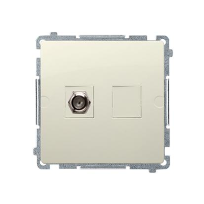 SIMON BASIC „F“ Einzel-Antennendose (Modul) beige