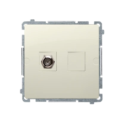 SIMON BASIC "F" single antenna socket (module) beige