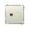 SIMON BASIC "F" single antenna socket (module) beige