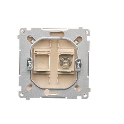 SIMON BASIC "F" single antenna socket (module) beige