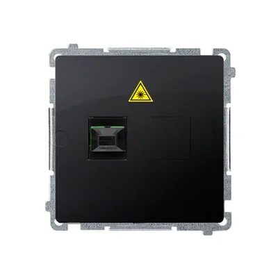 SIMON BASIC Faser-/optische Einzelbuchse SC/APC mattgraphit