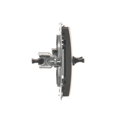 SIMON BASIC Fiber optic / optical double socket SC/APC matte graphite
