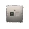 SIMON BASIC Fiber optic / optical single SC/APC satin socket