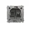 SIMON BASIC Fiber optic / optical single socket SC/APC chocolate
