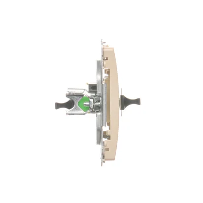 SIMON BASIC Fiber / optical single SC/APC socket beige