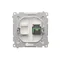 SIMON BASIC Fiber / optical single SC/APC socket white