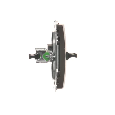 SIMON BASIC Fiber optic/optical double socket SC/APC chocolate