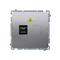 SIMON BASIC Fiber optic/optical single SC/APC socket inox steel