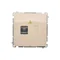 SIMON BASIC Fibra ottica singola/presa ottica SC/APC beige