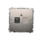 SIMON BASIC Fibre optique / optique mono prise satin SC/APC