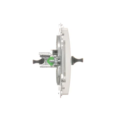 SIMON BASIC Glasfaser/optische Single SC/APC-Buchse weiß