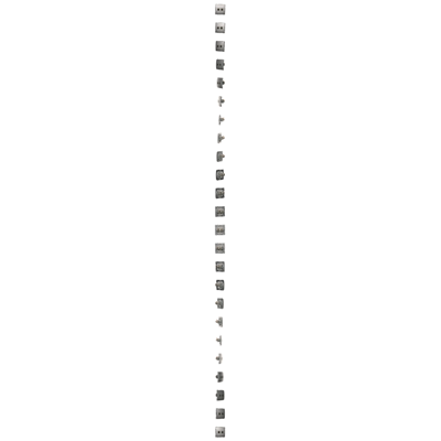 SIMON BASIC Gniazdo komputerowe podwójne ekranowane RJ45 kategoria 6 z przesłoną przeciwkurzową (moduł) srebrny mat metalizowany