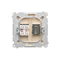 SIMON BASIC HDMI + RJ45 socket category 6 (module) beige