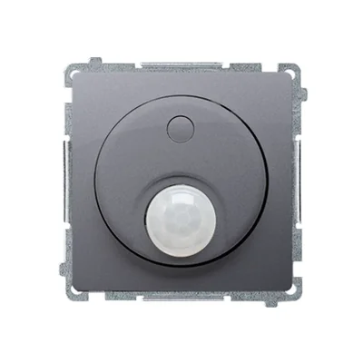 SIMON BASIC Interrupteur avec détecteur de mouvement et protection (module) 20–500W argent mat