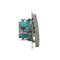 SIMON BASIC Interrupteur chandelier avec rétroéclairage (module) 10AX 230V argent mat