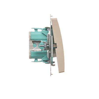 SIMON BASIC Interruptor de persiana enrollable de tres posiciones 1-0-2 beige