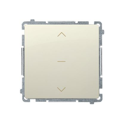 SIMON BASIC Interruptor de persiana enrollable de tres posiciones 1-0-2 beige