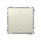 SIMON BASIC Interruptor de persiana enrollable de tres posiciones 1-0-2 beige