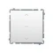 SIMON BASIC Interruptor de persiana enrollable de tres posiciones 1-0-2 blanco