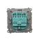 SIMON BASIC Interruptor triple 10A 250V plata mate