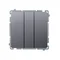 SIMON BASIC Interruptor triple 10A 250V plata mate