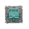 SIMON BASIC Interruttore triplo 10A 250V argento opaco