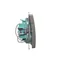 SIMON BASIC Interruttore triplo con retroilluminazione LED 10A 250V in acciaio inox