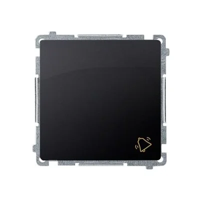 SIMON BASIC Кнопка "дзвіночок" (модуль) 10AX 250V, швидкі роз'єми, графіт матовий, металізований