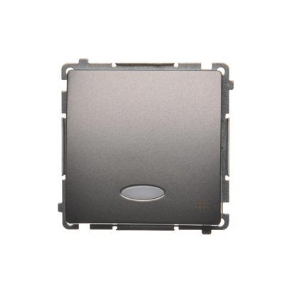 SIMON BASIC Крос-коннектор з LED підсвічуванням (модуль) 10AX 230V silver matt