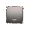 SIMON BASIC Крос-коннектор з LED підсвічуванням (модуль) 10AX 230V silver matt