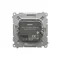 SIMON BASIC Ładowarka 2xUSB 2,1A 5V DC 230V satynowy