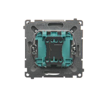 SIMON BASIC Light button (module) 16AX 230V matt silver