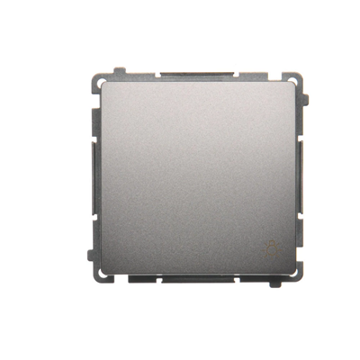 SIMON BASIC Light button (module) 16AX 230V matt silver