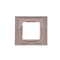 SIMON BASIC NEOS 1-gang frame for splash-proof version IP44 with mahogany gasket