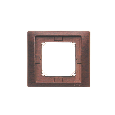 SIMON BASIC NEOS 1-gang frame for splash-proof version IP44 with mahogany gasket