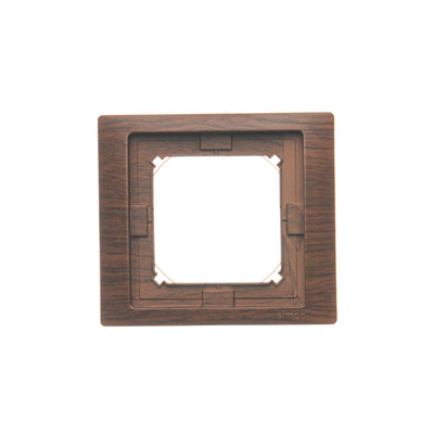 SIMON BASIC NEOS 1-gang frame for splash-proof version IP44 with oak seal
