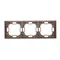 SIMON BASIC NEOS 3-fold universal frame, oak horizontal and vertical