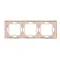 SIMON BASIC NEOS 3-fold universal frame, oak horizontal and vertical