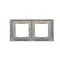 SIMON BASIC NEOS Cornice 2 volte per versione antispruzzo IP44 con un set di guarnizioni in titanio