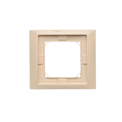 SIMON BASIC NEOS Cornice singola per versione antispruzzo IP44 con guarnizione beige