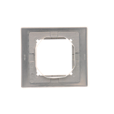 SIMON BASIC NEOS Single frame IP44 titanium, metallised