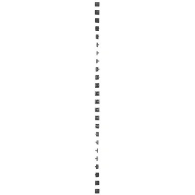 SIMON BASIC Presa per computer RJ45 schermata singola, categoria 6, con copertura antipolvere (modulo), grafite metallizzata opaca