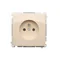 SIMON BASIC Presa singola con messa a terra e tapparelle di percorso corrente 16A 250V beige