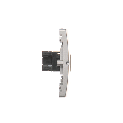 SIMON BASIC Presa singola per computer RJ45, categoria 5e (modulo), argento opaco