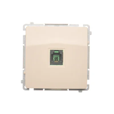 SIMON BASIC Presa telefonica singola RJ11, beige
