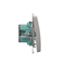 SIMON BASIC Pulsador de timbre (módulo) 16AX 230V bornes de tornillo plata mate