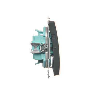 SIMON BASIC Pulsante triplo 10A 250V grafite opaco